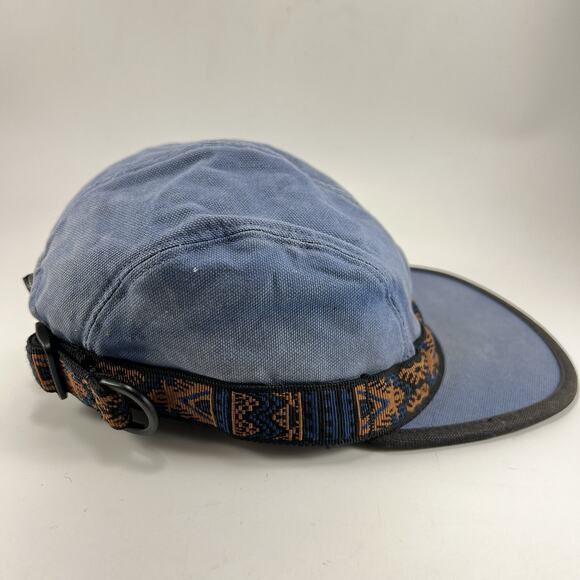 KAVU Organic Cotton Strap Cap Hat Navy Blue Size Small Blue, Perfect Fade - Picture 4 of 8